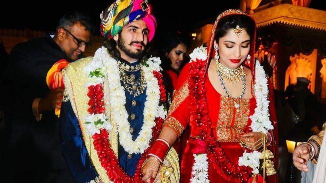 Seleb Bollywood Nikah di Istana. (Instagram/@rajattokas19)