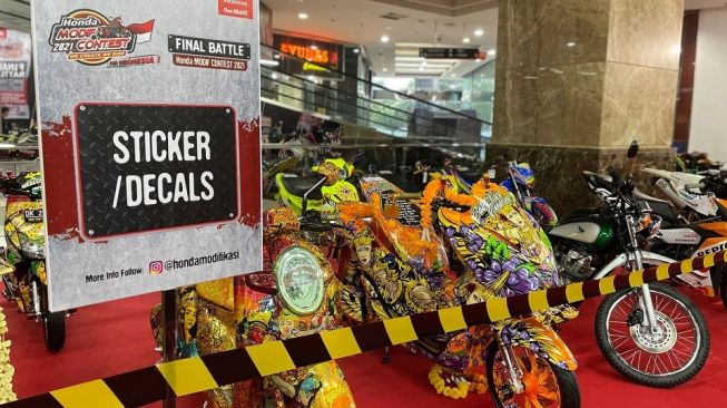 Bersaing Ketat di HMC 2021, Inil Modifikator Terbaik Kontes Modifikasi Honda