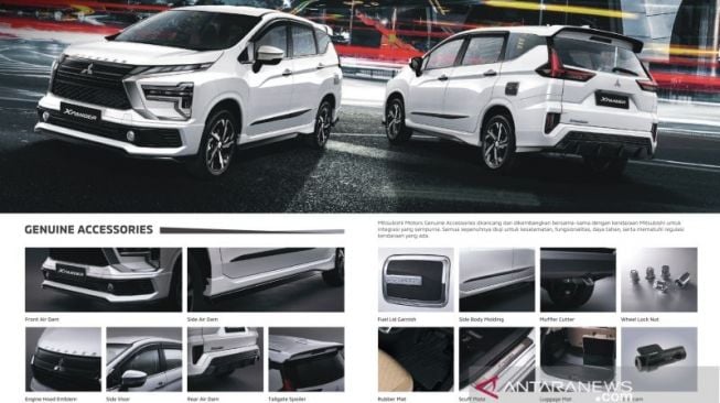 Aksesori New Mitsubishi Xpander [PT MMKSI via ANTARA].