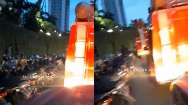 Viral Pemadam Kebakaran Terblokir Parkir Liar saat Darurat, Anies Disentil Warganet