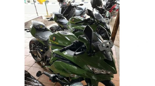 Motor dinas baru Satpol PP DIY, Kawasaki ZX-25R (Instagram)