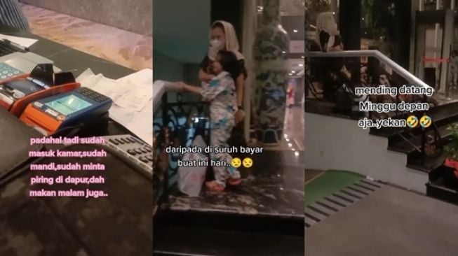 Sudah Masuk Kamar Hotel, Keluarga Ini Terpaksa Pulang Ternyata Salah Tanggal Check In (TikTok)