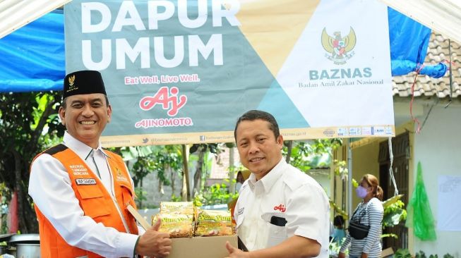 Peduli Korban Erupsi Gunung Semeru, Ajinomoto Gandeng Baznas Salurkan Bantuan Kemanusiaan