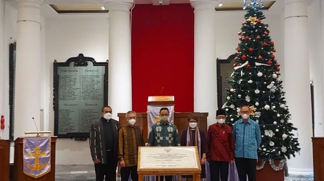 Resmikan Gereja Immanuel sebagai Cagar Budaya, Anies: Bisa Dipakai untuk Natal Tahun Ini