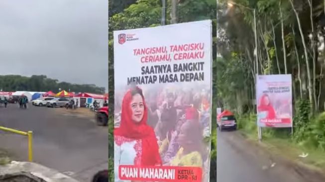 Sempat Bikin Heboh, Begini Nasib Baliho Puan Maharani di Tangan Satpol PP Setempat