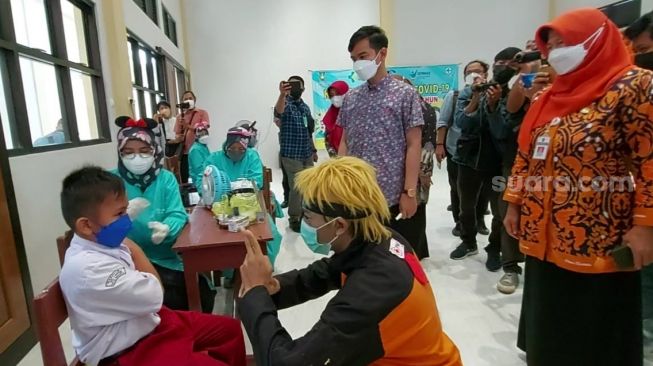 Pemkot Solo Kebut Vaksinasi, 14.602 Anak Telah Disuntik Sinovac