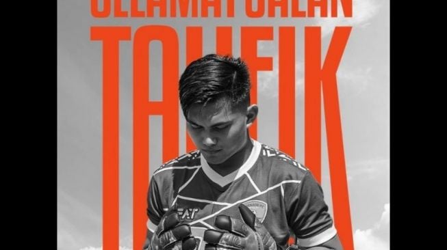 Kiper Tornado FC Taufik Ramsyah meninggal dunia. [ANTARA/Instagram Tornado FC]