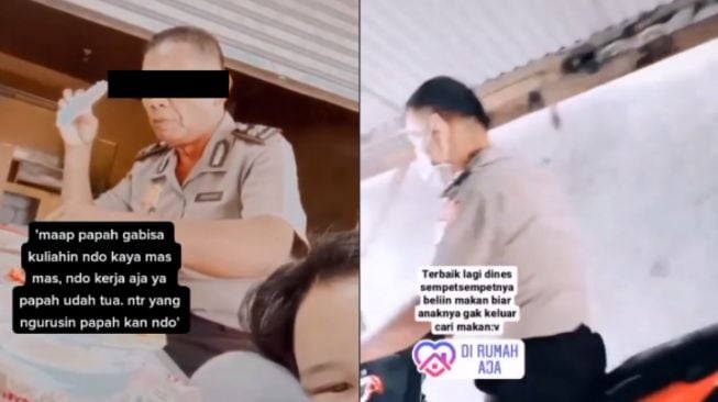 Miliki Ayah Seorang Polisi Tua, Curhat Anak Perempuan ini Bikin Terharu