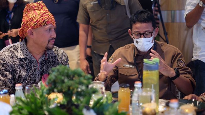 The Surosowan Suguhkan Makanan Khas Kerajaan di Kota Cilegon, Sandiaga Uno: Rabegnya Enak!