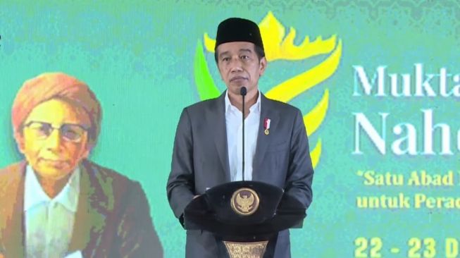 Buka Muktamar NU Ke-34, Jokowi Tawarkan Konsesi Pertanian Dan Minerba Ke Para Santri