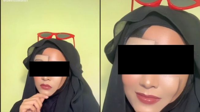 Awalnya Bikin Salah Paham, Hasil Makeup 3 Dimensi Perempuan Ini Bikin Geleng-Geleng