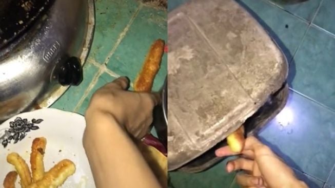 Nugget Goreng Jatuh Malah Dibuang, Warganet Geram: Merusak Teori Belum 5 Menit! (TikTok)