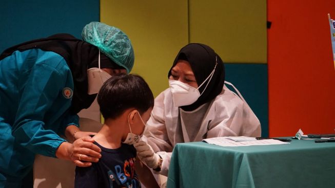 Vaksinasi Anak Usia 6-11 Tahun di Bangka Baru Capai 9,85 Persen