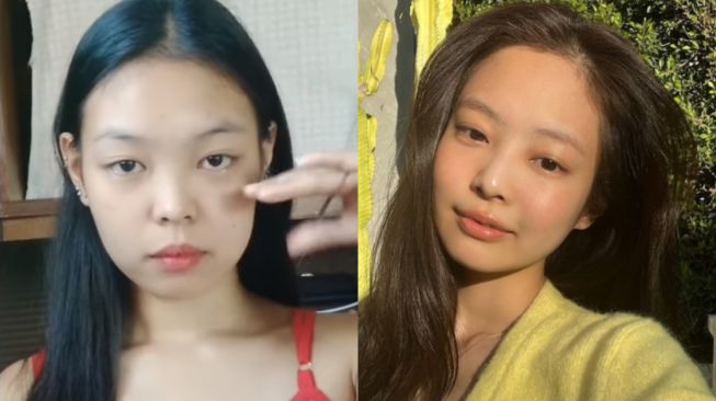 Viral Gadis Mirip Jennie BLACKPINK, Warganet Heboh: Dirias Dikit Jadi Plek Ketiplek