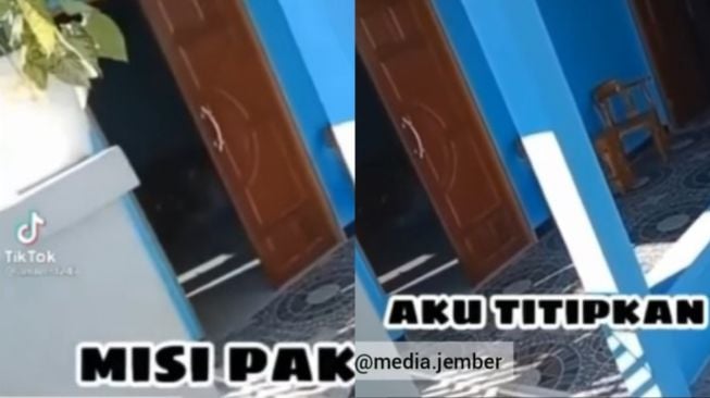 Kocak! Penerima Paket Asyik Karaoke, Kurir Ini Justru Ikut Menyanyi