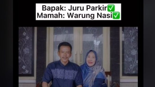 Anak sukses orangtua juru parkir (tiktok.com/@reretresna)