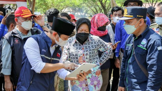 Libur Natal, Mensos Cek Lumbung Sosial di Tulungagung dan Trenggalek