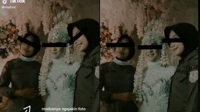 Ajak Pengantin Foto Bersama, Ternyata Dua Perempuan ini Miliki Niat Terselubung