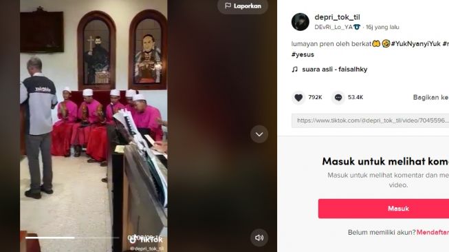 Viral Video Hadrah Iringi Musik Gereja, Warganet: Maaf 'Ngelag' Saya..