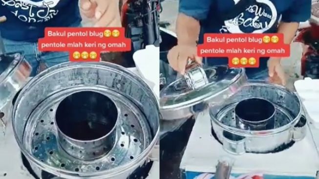 Niat Mau Dagang Pentol, Penjual Pentol Ini Syok Pas Buka Panci (TikTok)