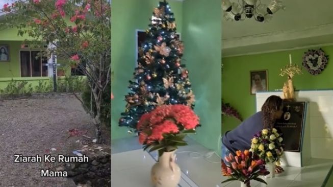 Ziarah ke Makam Ibu, Warganet Takjub dengan Penampakan Makamnya