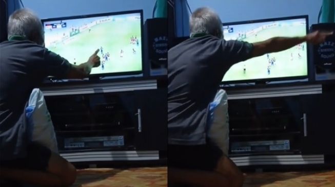 Viral Kakek Nonton Piala AFF, 'Gagalkan' Penalti Bikin Gereget:'Orang di Balik Layar' (TikTok)