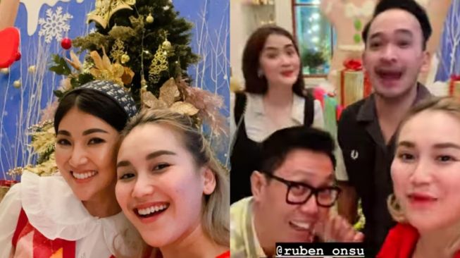 6 Potret Ayu Ting Ting Rayakan Natal Bareng Sahabat, Penuh Toleransi!