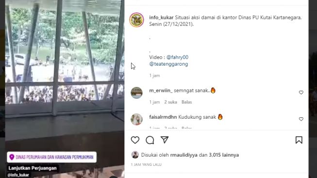 Perkumpulan Adat RKB Tuntut Jembatan Kukar Tetap Kuning, Warganet: Salah Pilih Bupati