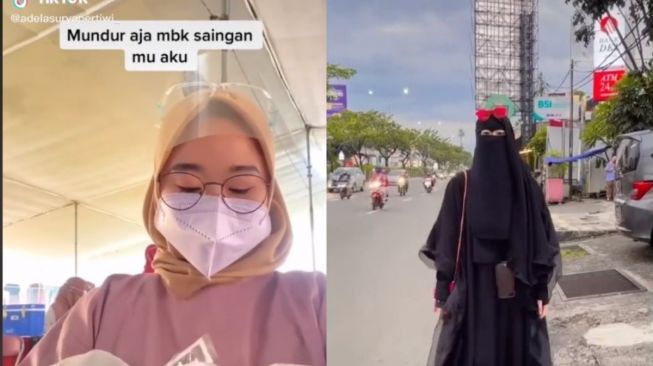 Perempuan Bercadar Sindir Nakes Pamer di Tiktok, Warganet: Bercandanya Bidadari Surga