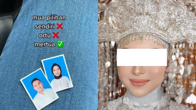 Nikah Pakai MUA Rekomendasi Mertua, Hasilnya Bikin Kagum, Warganet: Sungkem Yang Lama!