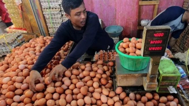 Harga Telur Ayam di Kota Banjar Terus Meroket, Pedagang dan Konsumen Menjerit