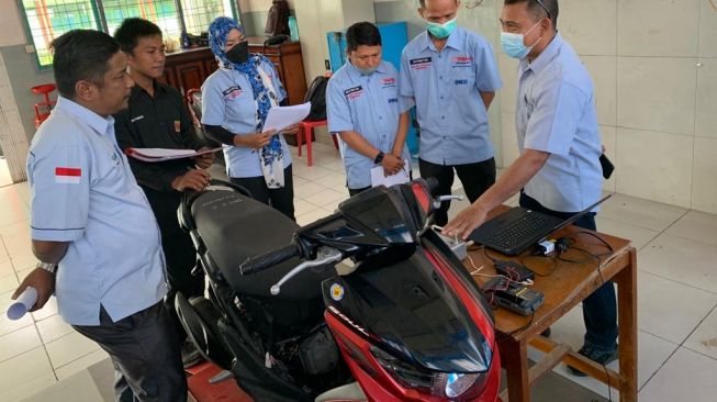 SMK Binaan Yamaha di Bengkulu Dapatkan Pelatihan Guru TBSM  Level 2