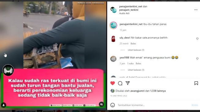 Viral, Video Rekaman Ibu-ibu Tahan Api di Lampu Merah, Warganet Ramai Doakan