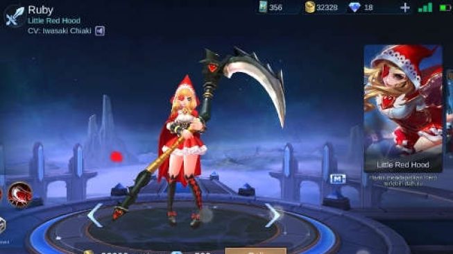 Hero Mobile Legends, Ruby. [Unipin]