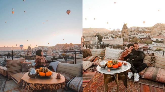 Artis Pernah Liburan di Cappadocia.(Instagram/@lestykejora)