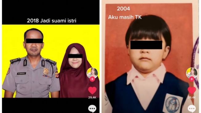 Cerita Unik: Terpaut Usia 16 Tahun, Suami Baru Pendidikan si Istri Masih TK