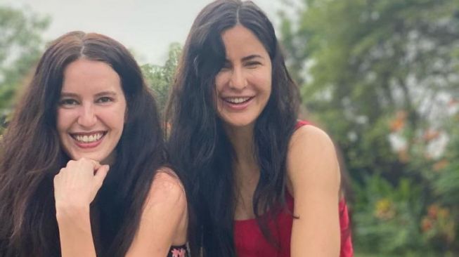 Isabelle Kaif dan Katrina Kaif. [Instagram]