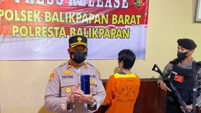 Tak Kapok, Baru Bebas Sebulan, AG Kembali Diamankan Karena Curi HP di Balikpapan