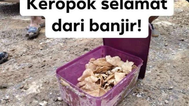 Isi Masih Segar, Korban Banjir Ungkap Wadah Makan Bikin Kagum Warganet: Incaran Emak-Emak