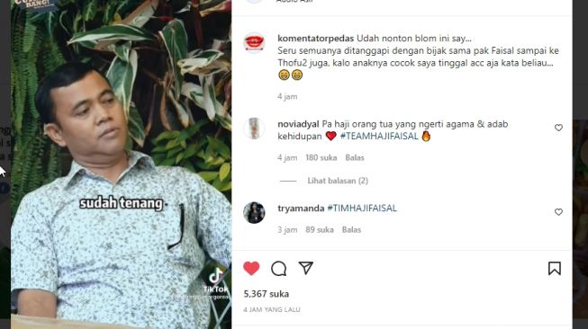 Di Depan Denny Sumargo, Faisal Sindir Doddy Sudrajat: Yang Rugi Kedua Almarhum dan Gala