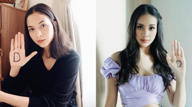 Adu Gaya Putri Marino vs Anya Geraldine (Instagram/@putrimarino) (Instagram/@anyageraldin)