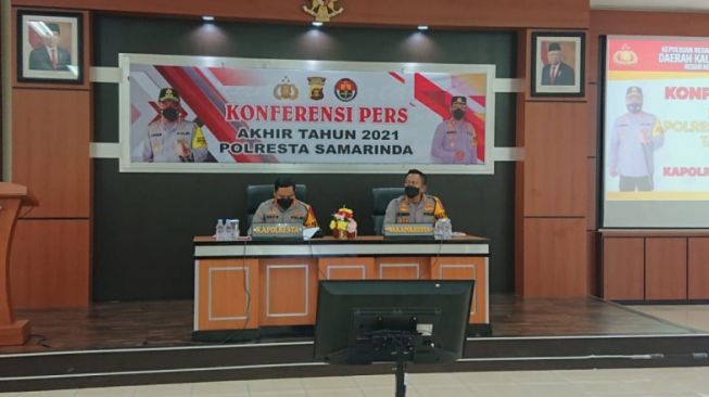 Ada 11 Afair Menonjol Sepanjang 2021, Kasus Narkoba Tempati Peringkat Pertama di Samarinda