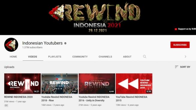 YouTube Rewind Indonesia 2021 Segera Tayang Malam Ini