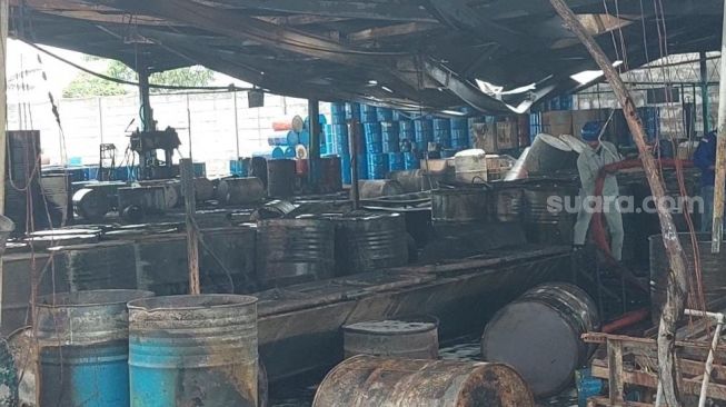 Sempat Terdengar Suara Ledakan Saat Gudang Kimia Di Cengkareng Terbakar