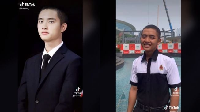 Viral Wanita dan Pacar Mirip D.O EXO (tiktok.com/@chew4_)