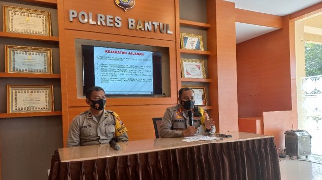 Kasus Kejahatan Jalanan di Bantul Meningkat 90 Persen Dibanding 2020, 37 Pelaku Ditangkap