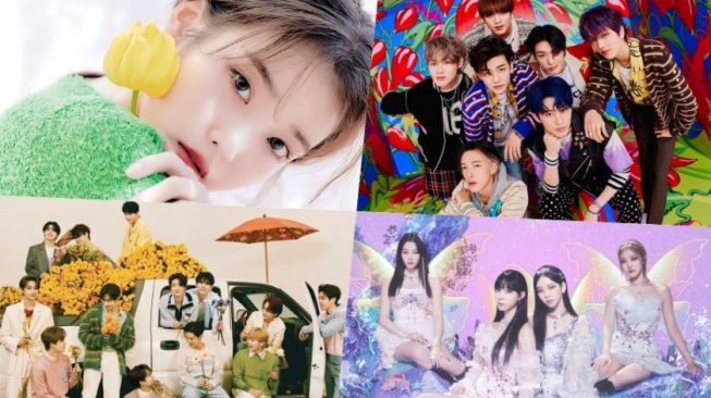 Daftar Lagu K-Pop Terfavorit Tahun 2021 Menurut Melon, IU Menyabet Semua Kategori!