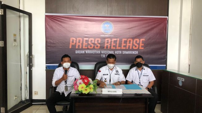 Selama 2021, BNNK Samarinda Ungkap Peredaran Narkotika yang Dilakukan 12 Tersangka