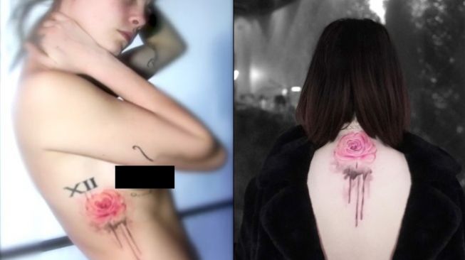 Terungkap, Tato Misterius di Punggung Selena Gomez Ternyata Kembar dengan Cara Delevingne