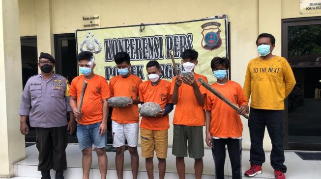 Bacok Pria hingga Tewas di Deli Serdang, 5 Anggota Geng Motor Diciduk, 5 Orang Buron